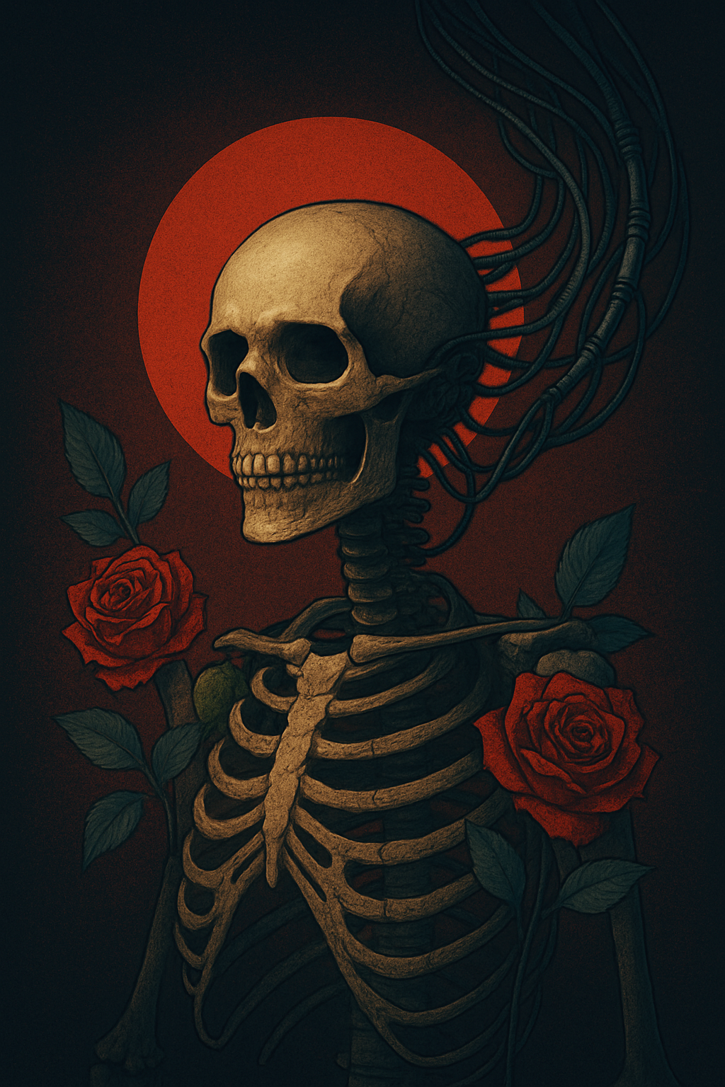 Experimental Skeleton Art Print